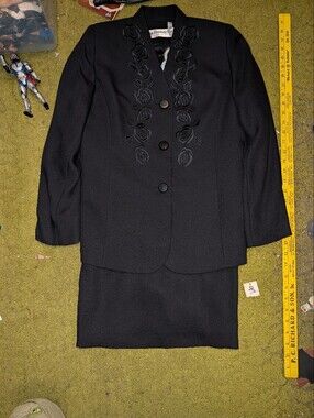 Liz Claiborne Black Skirt Suit